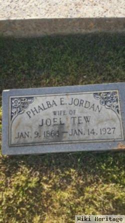 Phalba E. Jordan Tew