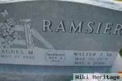 Walter J Ramsier, Sr