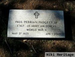 Paul Perrian Padgett, Sr