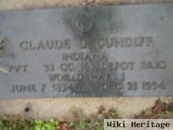 Claude D Cundiff