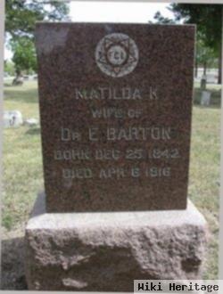 Matilda K. Barton