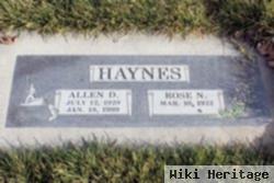 Allen D Haynes