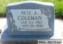 Pete A. Coleman