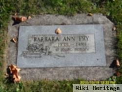 Barbara Ann Fry