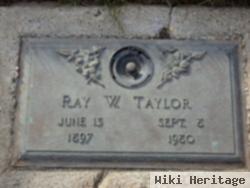 Ray Willard Taylor