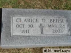 Clarice D. Beier