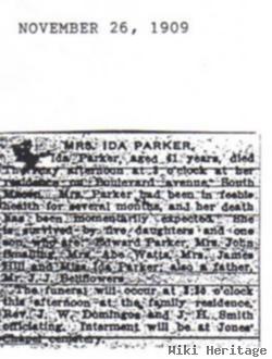 Ida Bellflowers Parker