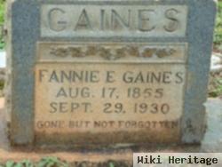 Fannie Elizabeth Gaines