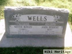 Nettie Boyles Zabel Wells