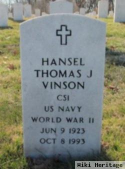 Hansel Thomas J Vinson