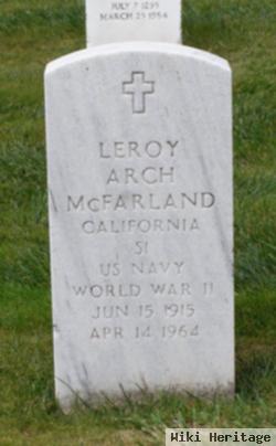 Leroy Arch Mcfarland