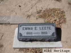 Emma E. Leete