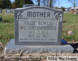 Billie Nowlin Wilson/handsher