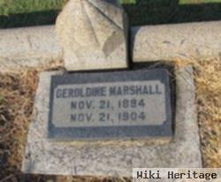 Geroldine "jennie" Marshall