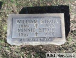 Wilhelmina "minnie" Testruth Stroh