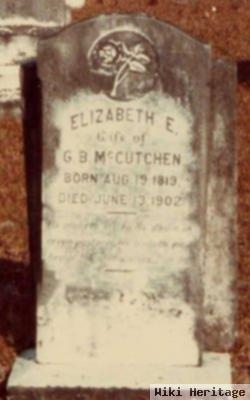 Elizabeth Elvirah Bradley Mccutchen