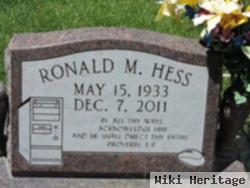 Ronald M Hess