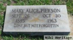 Mary Alice Pierson