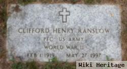 Pfc Clifford Henry Ranslow