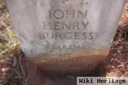 Pfc John Henry Burgess