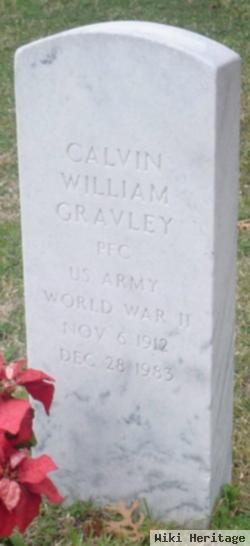 Pfc Calvin William Gravley