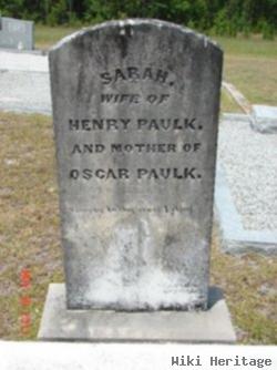 Sarah "sally" Griffin Paulk