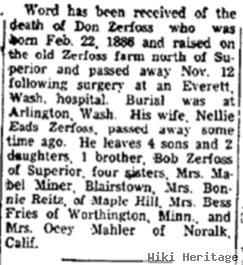 James Donley "don" Zerfoss