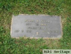 Sgt John R. Null