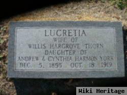 Lucretia York Thorn