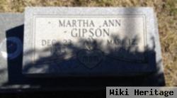 Martha Ann Gipson