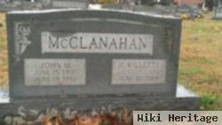 John M Mcclanahan