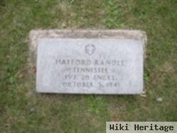 Pvt Hafford Randle