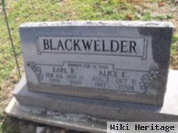 Earl R Blackwelder