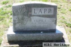 Ralph F. Lapp