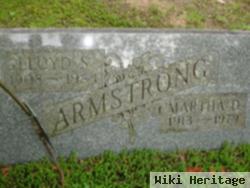 Martha D Armstrong
