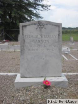 Ella M. Weekley Carson