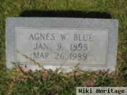 Agnes W Blue