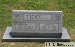 Bertha C Tidwell