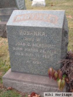 Rosanna Richardson Mershon