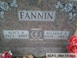 William A Fannin