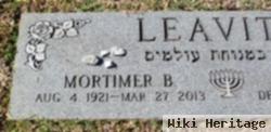 Mortimer B "mort" Leavitt