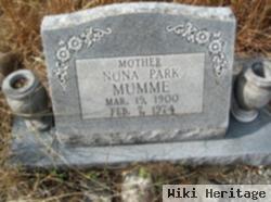 Nona Rae Park Mumme