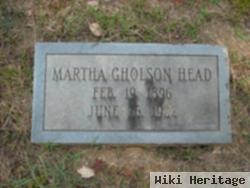 Martha Gholson Head