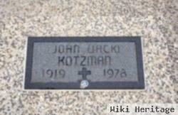 John "jack" Kotzman