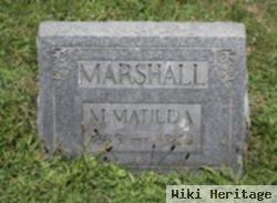 Mary Matilda Masters Marshall