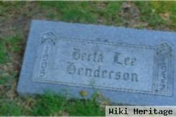 Berta Lee Henderson