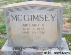 Millard A Mcgimsey