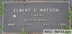 Elbert E. Watson