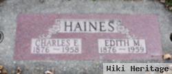 Charles E Haines