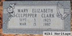 Mary Elizabeth Culpepper Clark